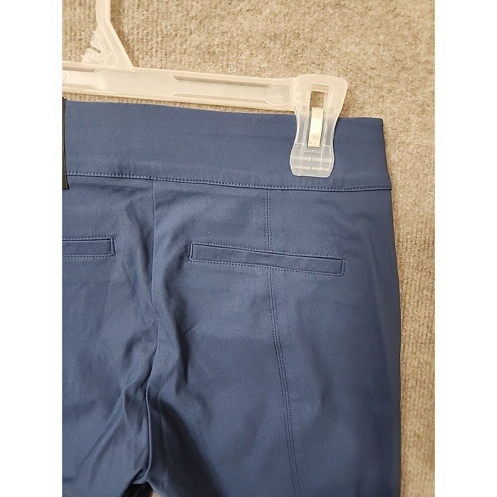 Simply Vera Wang Capri Pants Womens XS Blue Pull On Straight Ultra Stretch NEW - Picture 6 of 10